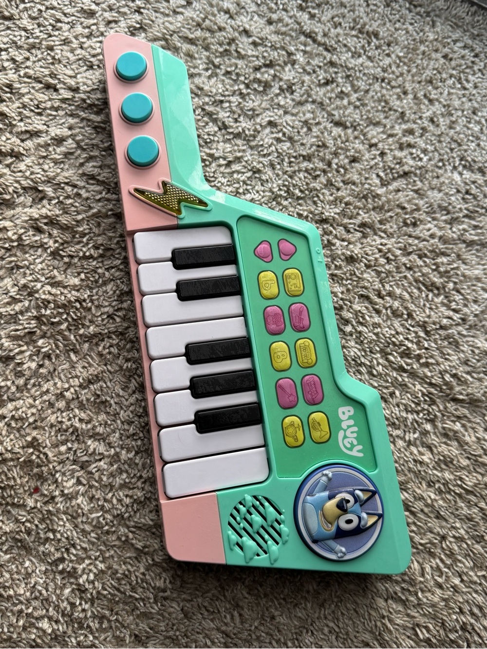 VTech Bluey Bluey's Keytar Toddler Toy Piano Keyboard